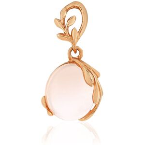 Pendentif or 375 rose quartz- MATY