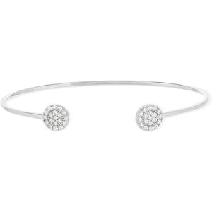 Bracelet argent 925 cercles zirconias 56 mm- MATY