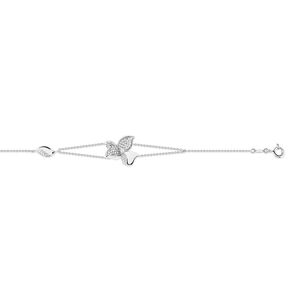 MATY OUTLET -Bracelet or 750 blanc diamant