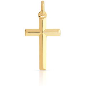 Pendentif croix or 750 jaune- MATY