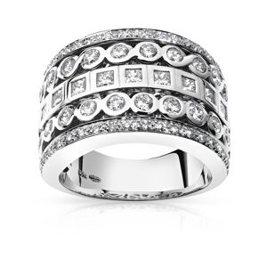 Bague or 750 blanc diamants 1,51 carat- MATY 50,51,52,53,54,55,56,57,58,59,60,61,62