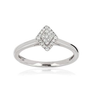 MATY OUTLET -Bague or 375 blanc diamant 58,48,49,50,53,56,62,57,59,51,52,54,55,60,61