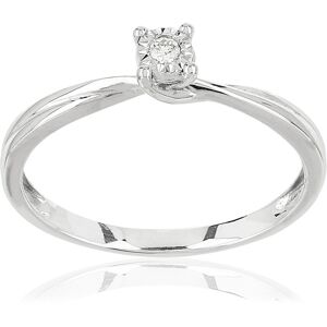 Bague or blanc 375 diamant- MATY 49,55,52,56,48,51,59,50,53,54,57,58,60