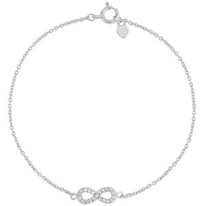 Bracelet argent 925 infini zirconias 19 cm- MATY