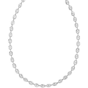 Collier argent 925 maille grain de cafÃ© 50 cm- MATY