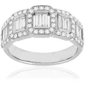 Bague or 750 blanc diamant- MATY 48,49,50,51,52,53,54,55,56,57,58,59,60,61,62