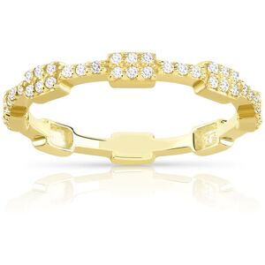 MATY OUTLET -Bague or 375 jaune diamant 51-52,53-54,55-56,57-58,59-60