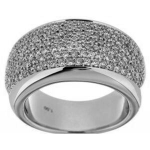 MATY OUTLET -Bague or 750 blanc diamants 52,53,54,55,56,57,58