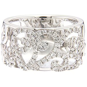 MATY OUTLET -Bague or 750 blanc diamant 48,49,50,51,52,53,54,55,56,57,58,59,60