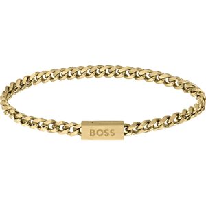 Bracelet BOSS acier dorÃ©- MATY