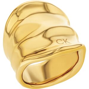 Bague CALVIN KLEIN acier dorÃ©- MATY 53-54