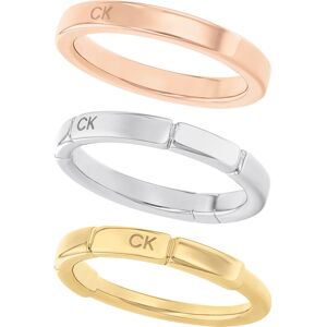 Bague CALVIN KLEIN acier bicolore- MATY 51-52