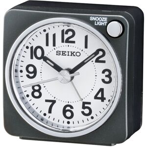 Reveil de poche Seiko classique plastique noir- MATY