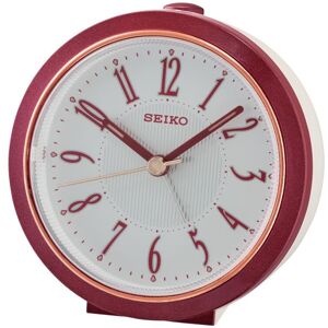 RÃ©veil Seiko analogique plastique rouge- MATY