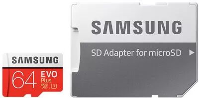 Samsung Mémoire SAMSUNG 64GO EVO PLUS + Adaptate