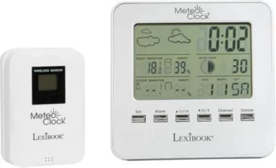 Lexibook Station Météo LEXIBOOK MeteoClock Silver