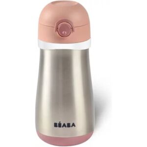 BEABA Gourde BEABA 350 ml et anse old pink