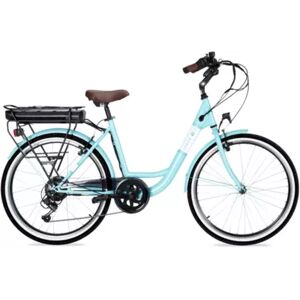 Vélo VAE ESSENTIELB Urban 400 vert d'eau