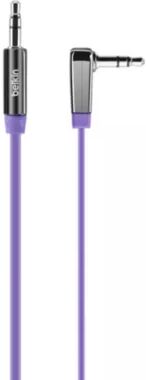 Belkin Câble BELKIN Jack 3.5mm Plat coudé viole