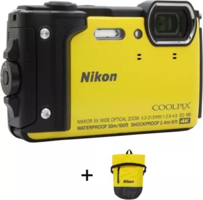 Nikon Compact NIKON Coolpix W300 Jaune + Sac é