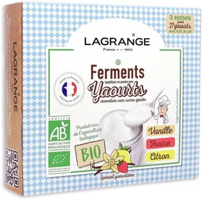Ferments LAGRANGE BIO arome Vanille-Frai