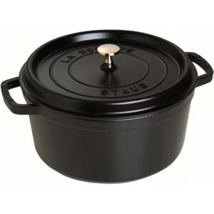 STAUB Cocotte ronde STAUB noir diam 28