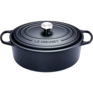 Cocotte ovale LE CREUSET Signature noire