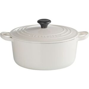 Cocotte ronde LE CREUSET 26cm Crème