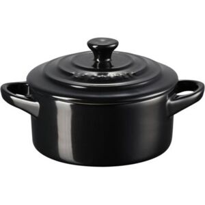 Mini cocotte LE CREUSET Ronde 10 cm noir
