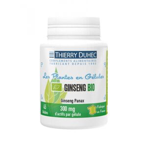 Thierry Duhec Ginseng panax BIO  : Conditionnement - 45 gelules