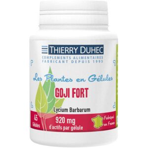 Thierry Duhec Goji Fort 40% PSAD 920 mg : Conditionnement - 45 gelules