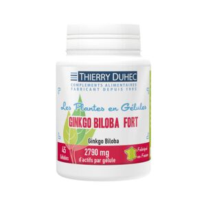 Thierry Duhec Ginkgo biloba Fort  2790 mg : Conditionnement - 180 gelules