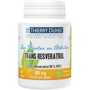 Thierry Duhec Trans-resveratrol Antioxydant : Conditionnement - 180 gélules