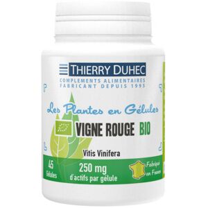 Thierry Duhec Vigne Rouge BIO 250 mg : Conditionnement - 180 gélules