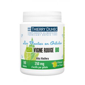 Thierry Duhec Vigne Rouge BIO 250 mg : Conditionnement - 45 gélules - Publicité