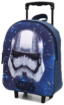 Disney Sac à dos à roulettes Star Wars Soldat Impérial 33 cm maternelle Bleu