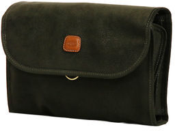 Bric's Trousse de toilette pliable Bric's Life 30 cm Olive marron Bric's Trousse de toilette pliable Bric's Life 30 cm Olive marron