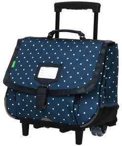 Tann's Cartable à roulettes Tann's Les Fantaisies Angèle 38 cm Denim bleu Tann's Cartable à roulettes Tann's Les Fantaisies Angèle 38 cm Denim bleu