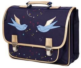 Caramel & cie. Cartable Moyen Caramel & cie. Hirondelles 38 cm Bleu Caramel & cie. Cartable Moyen Caramel & cie. Hirondelles 38 cm Bleu