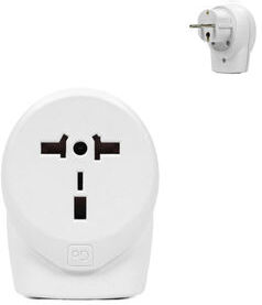 Go Travel Adaptateur Go Travel Electrique Etranger - Europe Blanc Go Travel Adaptateur Go Travel Electrique Etranger - Europe Blanc