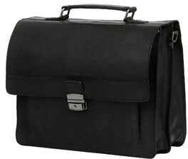 Burkely Serviette Burkely Vintage Scott 38 cm - 2 soufflets Black noir Burkely Serviette Burkely Vintage Scott 38 cm - 2 soufflets Black noir