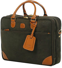 Bric's Sac ordinateur Bric's Life 14 pouces - 2 compartiments Olive marron Bric's Sac ordinateur Bric's Life 14 pouces - 2 compartiments Olive marron