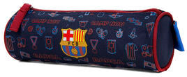 Football Trousse ronde FC Barcelone Blason pour garçons Bleu Football Trousse ronde FC Barcelone Blason pour garçons Bleu