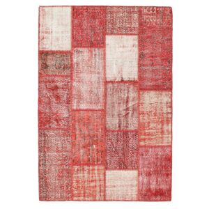 RugVista Patchwork Tapis 160X234 Tapis De Laine Rouge/Rouge Fonce Tapis