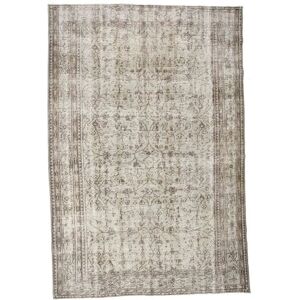 Noue a la main. Origine: Turkey Tapis Fait Main Colored Vintage Tapis 178X266 Beige/Gris (Laine, Turquie)