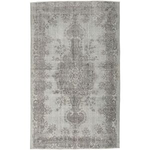 Noue a la main. Origine: Turkey Fait Main Colored Vintage Tapis 163X272 Tapis De Laine Gris/Gris Clair Tapis