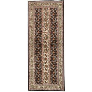 RugVista Tapis Fait Main Tabriz 50 Raj Tapis 80X210 Tapis De Couloir Marron/Orange ( Perse/Iran)