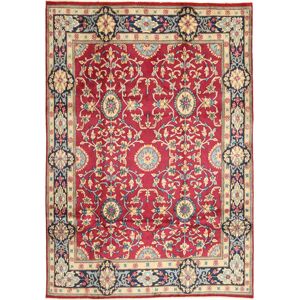 Noue a la main. Origine: Persia / Iran 208X296 Floral Tapis Rouge/Beige