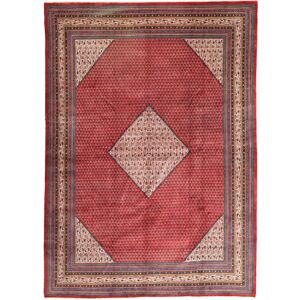 Noue a la main. Origine: Persia / Iran Tapis Sarough Mir Tapis 291X403 Rouge/Gris Grand (Laine, Perse/Iran)