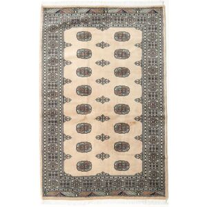 Noue a la main. Origine: Pakistan 123X188 Medaillon Petit Tapis Beige/Orange Petit